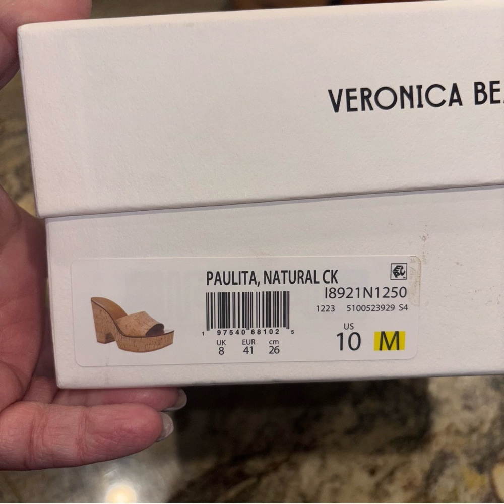 Veronica Beard Paulita Platform Sandals NIB - Picture 11 of 13